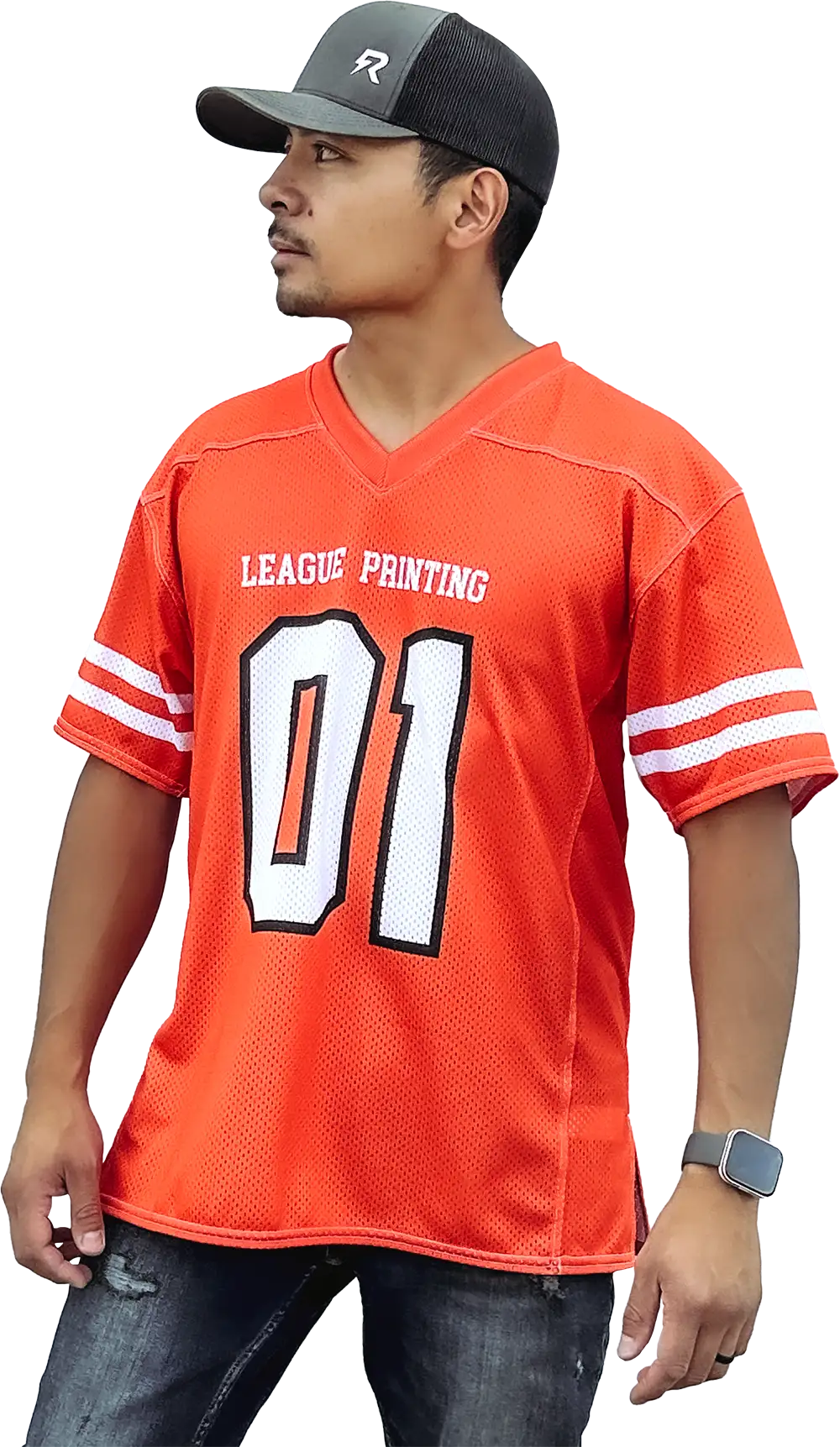 League Printing custom football jersey